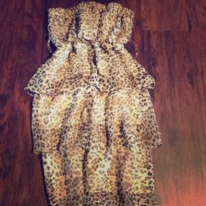 Animal print dress